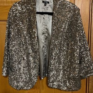 Sparkly silver jacket